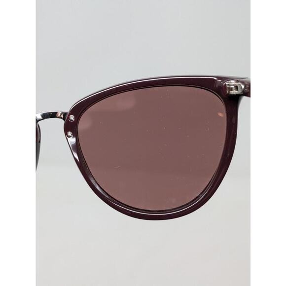 Coach HC8221 L1661 Women's Cat Eye Sunglasses Maroon Frame (Oxblood) Lens - Picture 8 of 9